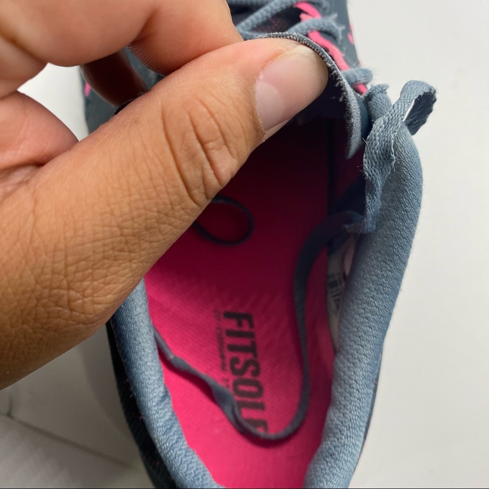 Nike FS Lite Run 2 Gray/Pink Running Shoes 684667-005 Womens Size 8.5 - Picture 9 of 11